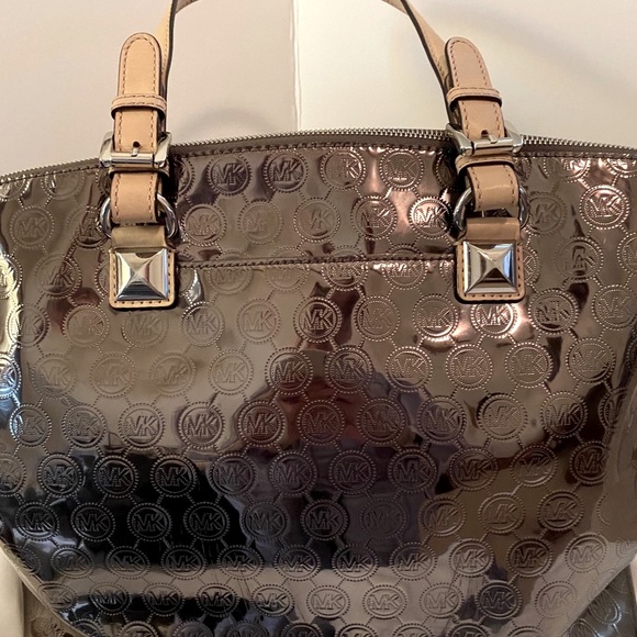 Michael Kors Metallic Tote - Picture 3 of 13
